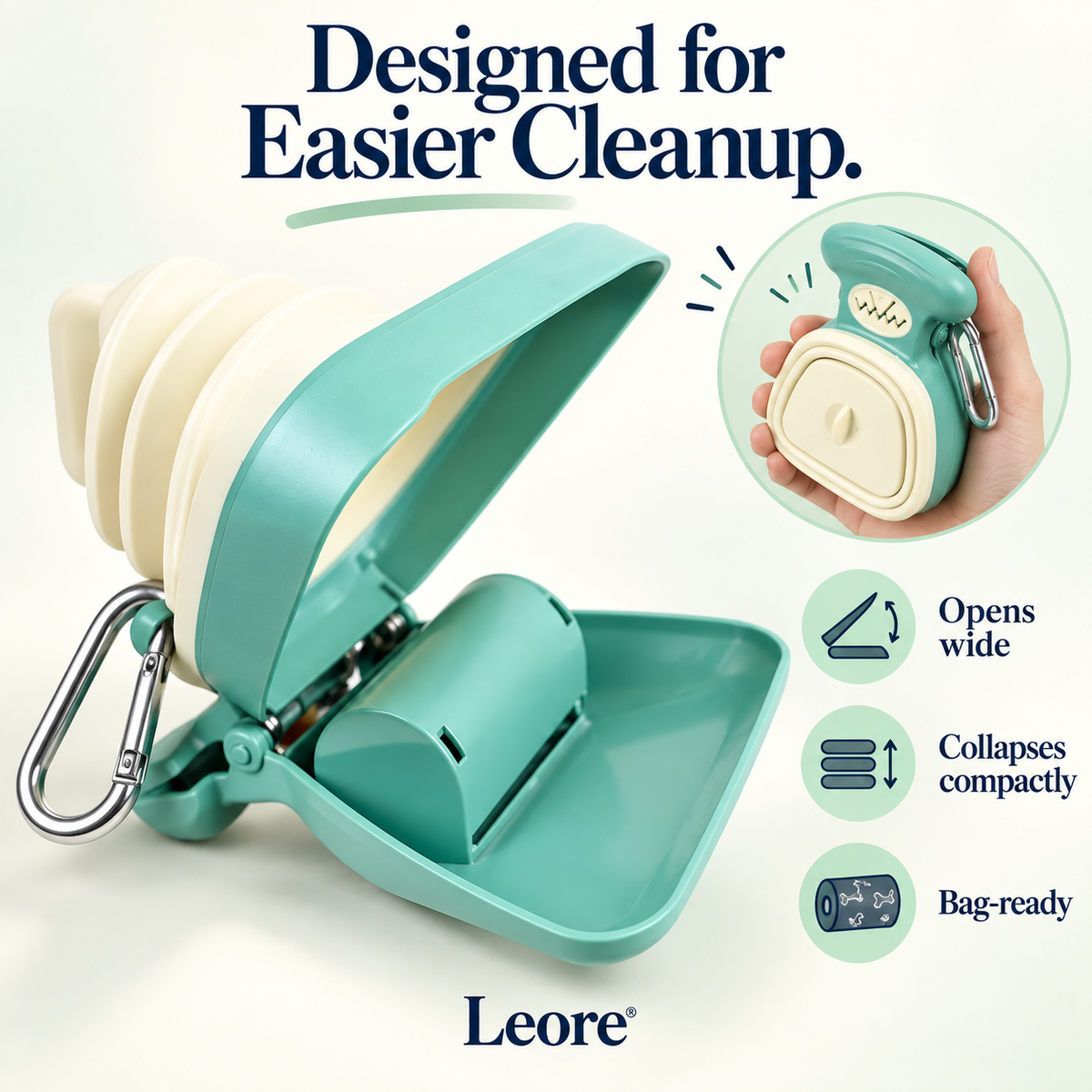 Foldable Dog Pooper Scooper – Clean Walks, Happy Moments